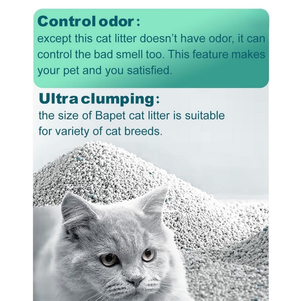 Bentonite cat litter  odour control and ultra clumping